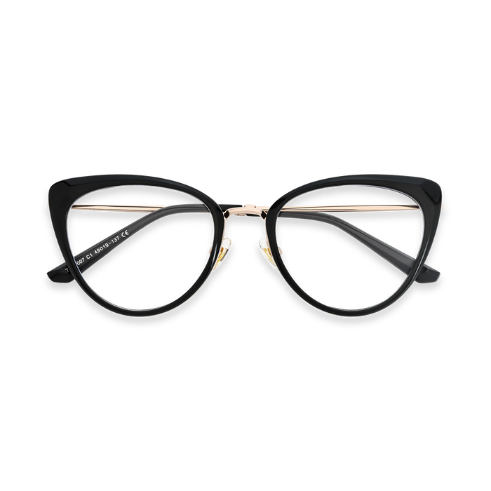 Eydology Ashton Black Glasses 1