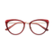 Eydology Ashton Cranberry Red Glasses 1