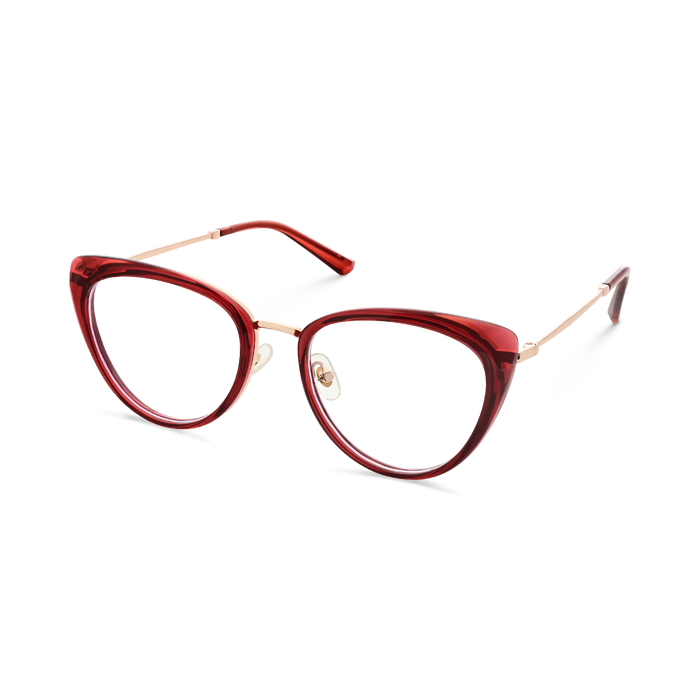 Eydology Ashton Cranberry Red Glasses 3