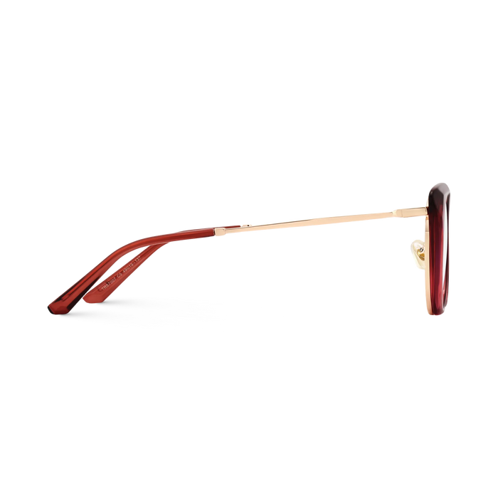 Eydology Ashton Cranberry Red Glasses 4