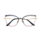 Eydology Aubree Gold/Blue & Purple Women's Cat Eye Glasses 1