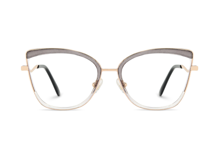 Eydology Aubree Grey Women's Cat Eye Glasses 2