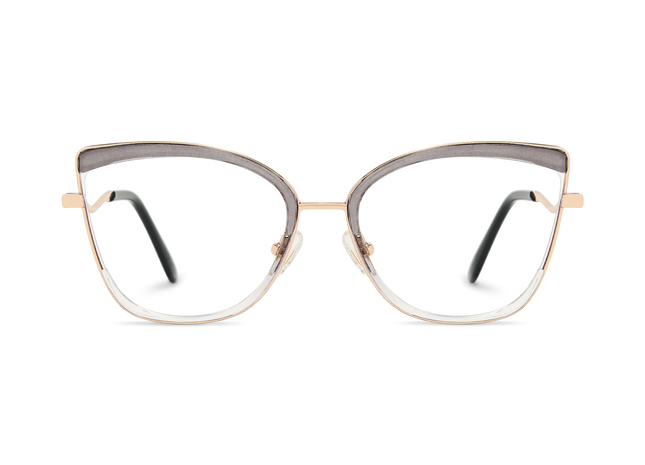 Eydology Aubree Grey Women's Cat Eye Glasses 2
