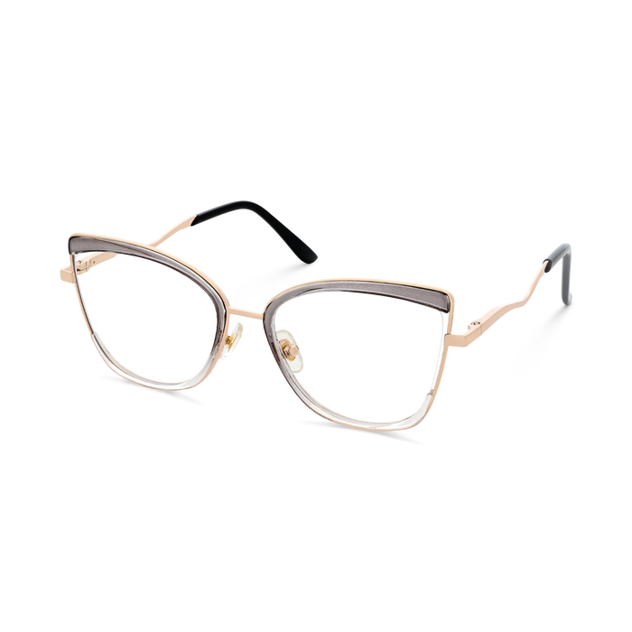 Eydology Aubree Grey Women's Cat Eye Glasses 3