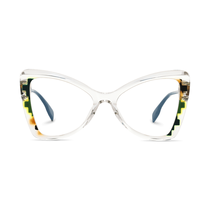 Eydology Aubriella Amber Tortoise Glasses 1