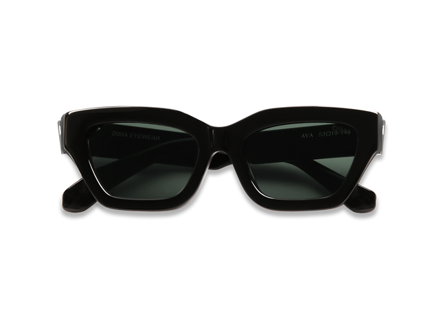 Eydology Ava Black Frame G15 Lens Sunglasses 2