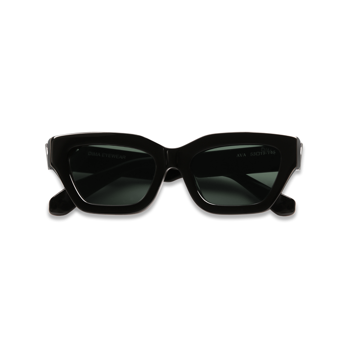 Eydology Ava Black Frame G15 Lens Sunglasses 2