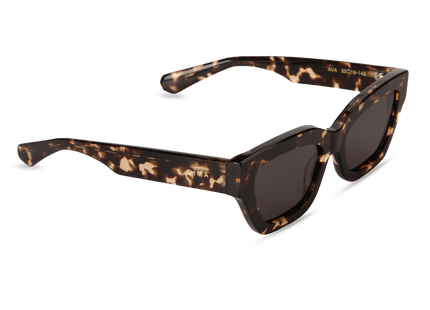 Eydology Ava Blonde Tortoise Frame Grey Lens Sunglasses 3