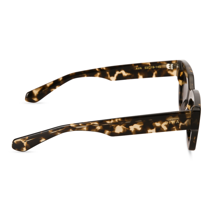 Eydology Ava Blonde Tortoise Frame Grey Lens Sunglasses 4