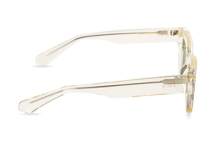 Eydology Ava Crystal Light Yellow Frame Green Lens Sunglasses 4