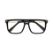Eydology Avery Black Aviator Double Bridge Eyeglasses 1