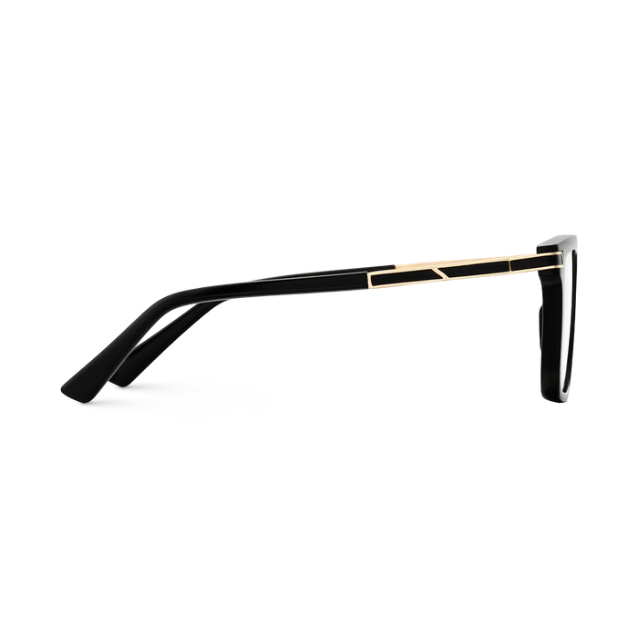 Eydology Avery Black Aviator Double Bridge Eyeglasses 4