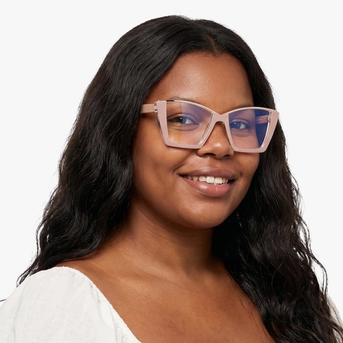 Eydology Ayra Dusty Pink Eyeglasses 4