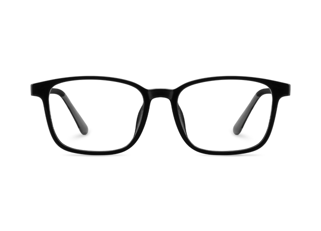 Eydology Baker Black Square Kids Glasses 2