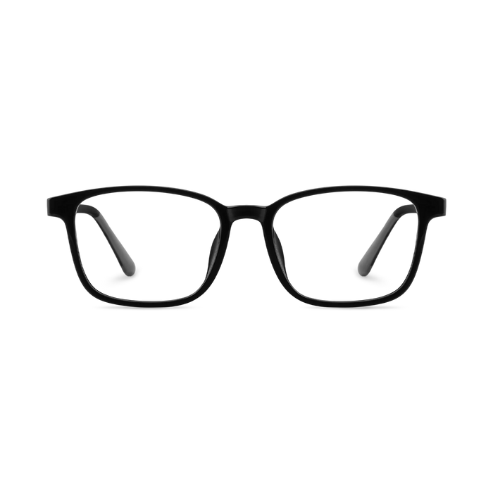 Eydology Baker Black Square Kids Glasses 2