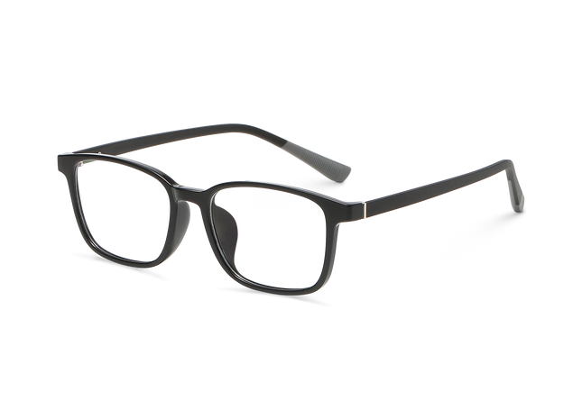Eydology Baker Black Square Kids Glasses 3