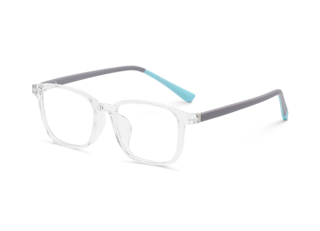 Eydology Baker Clear Square Kids Glasses 5