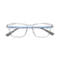 Eydology Baker Crystal Light Blue Square Kids Glasses 1