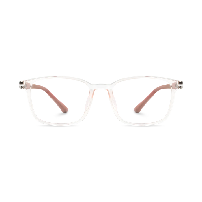 Eydology Baker Crystal Light Pink Kids Glasses 2