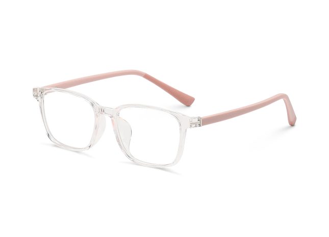 Eydology Baker Crystal Light Pink Kids Glasses 3