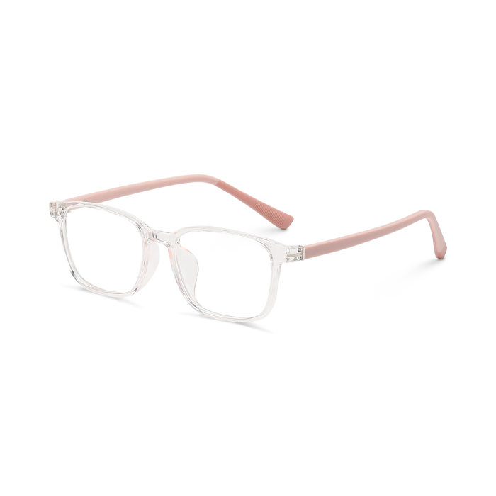 Eydology Baker Crystal Light Pink Kids Glasses 3