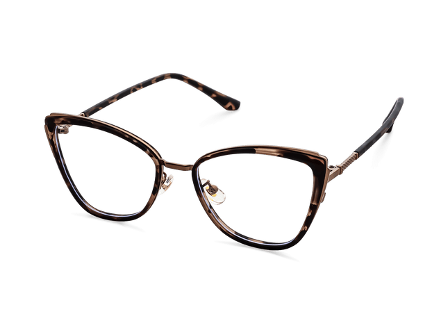 Eydology Beatrice Matte Tortoise/Bronze Glasses 13