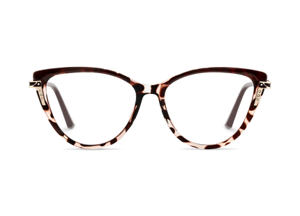 Eydology Bella Gradient Brown Tortoise Women's Cat Eye Glasses 2