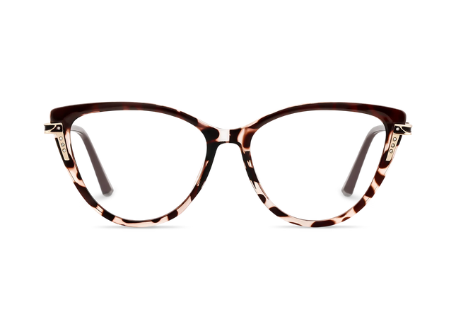Eydology Bella Gradient Brown Tortoise Women's Cat Eye Glasses 2
