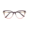 Eydology Bella Mauve to Blush Pink Gradient Women's Cat Eye Glasses 1