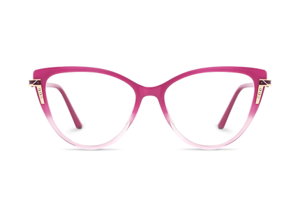 Eydology Bella Pink Gradient Women's Cat Eye Glasses 2