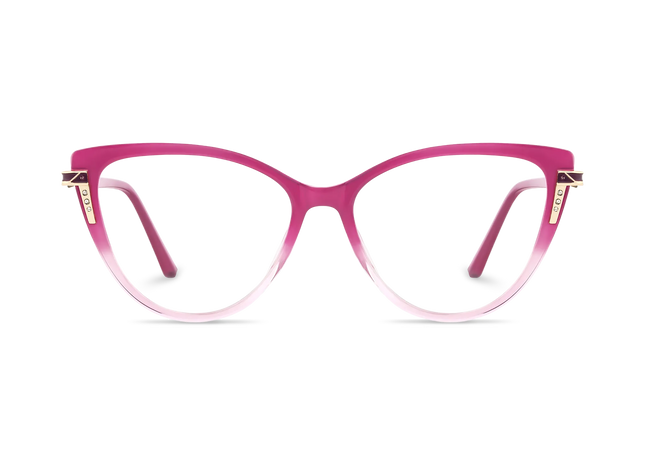 Eydology Bella Pink Gradient Women's Cat Eye Glasses 2