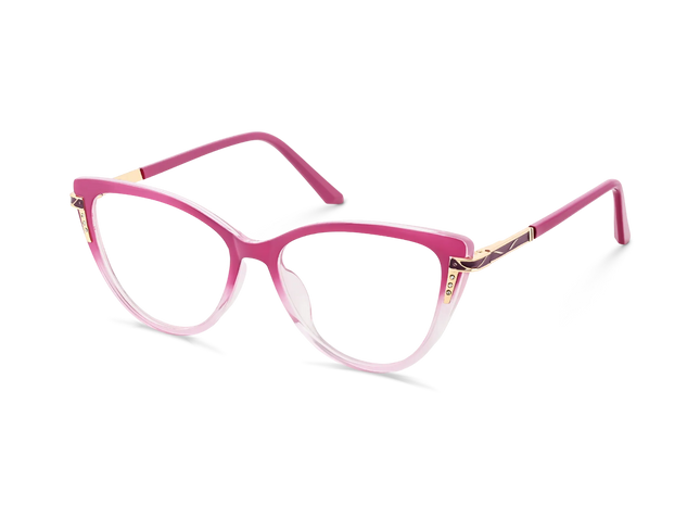 Eydology Bella Pink Gradient Women's Cat Eye Glasses 3