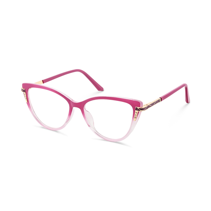 Eydology Bella Pink Gradient Women's Cat Eye Glasses 3