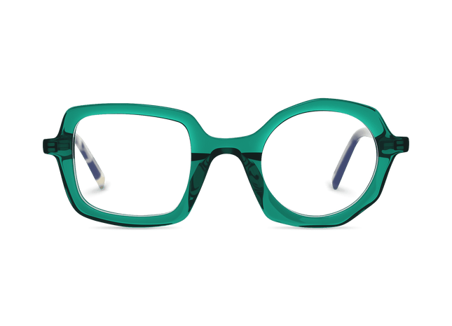 Eydology Bellamy Clear Green Glasses 02