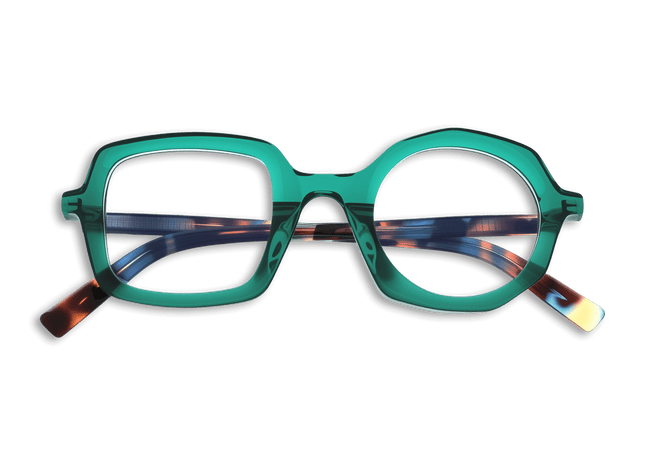 Eydology Bellamy Clear Green Glasses 3