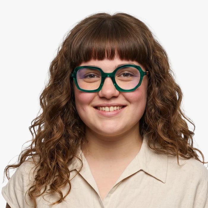 Eydology Bellamy Clear Green Glasses 3