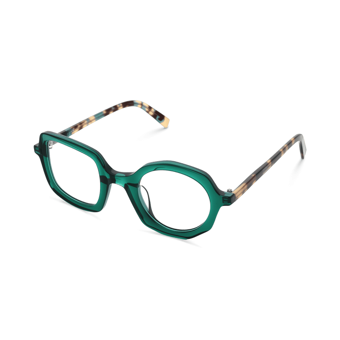 Eydology Bellamy Clear Green Glasses 5