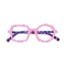 Eydology Bellamy Pink Stripes Glasses 1