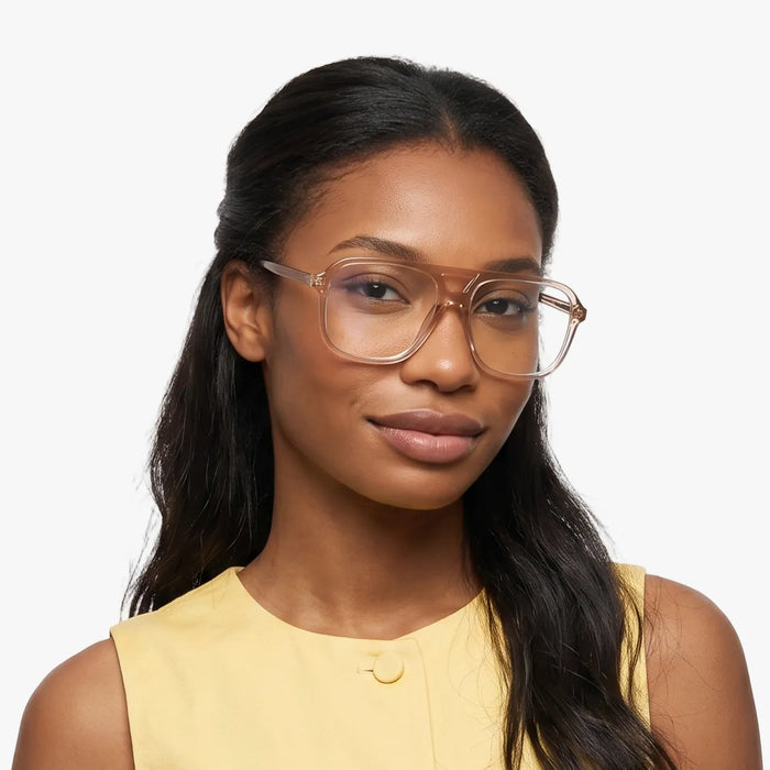 Eydology Berkley Gradient Light Brown Glasses 4