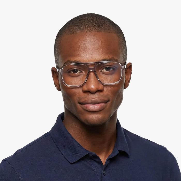 Eydology Berkley Transparent Grey Glasses 4