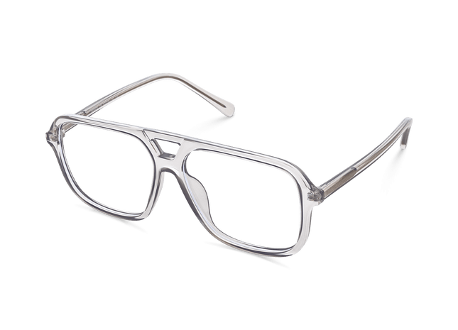 Eydology Berkley Transparent Grey Glasses 5