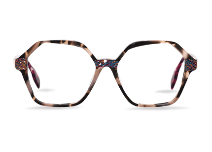 Eydology Bethany Cream Tortoise Glasses 1