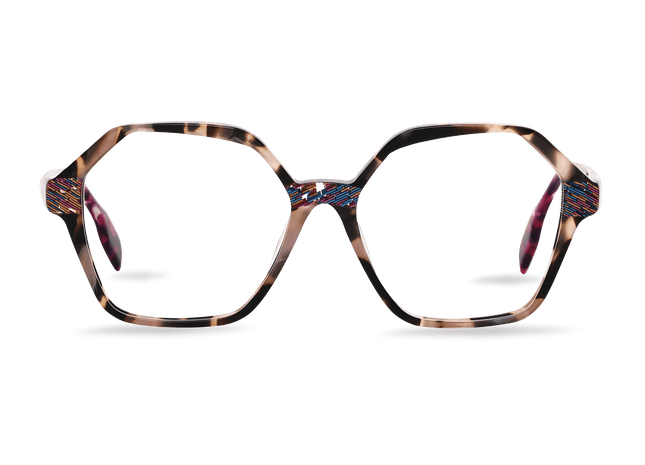 Eydology Bethany Cream Tortoise Glasses 1