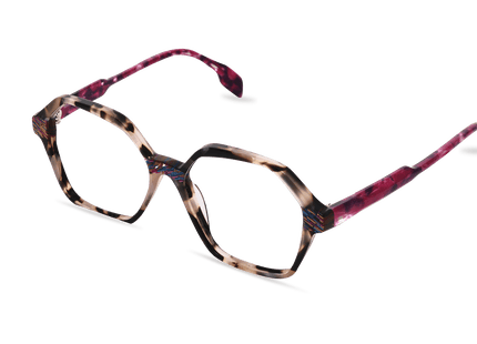 Eydology Bethany Cream Tortoise Glasses 2