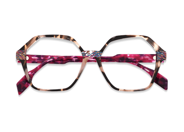 Eydology Bethany Cream Tortoise Glasses 3
