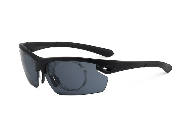 Eydology Black Grey Lens Sport Glasses 2