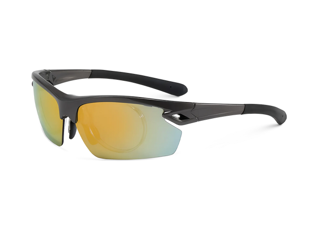 Eydology Black Sport Glasses 2