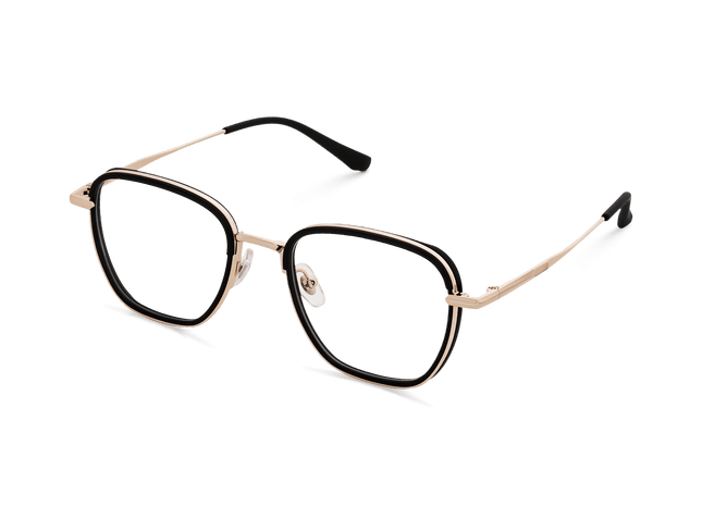 Eydology Blaine Black/Light Gold Glasses 3