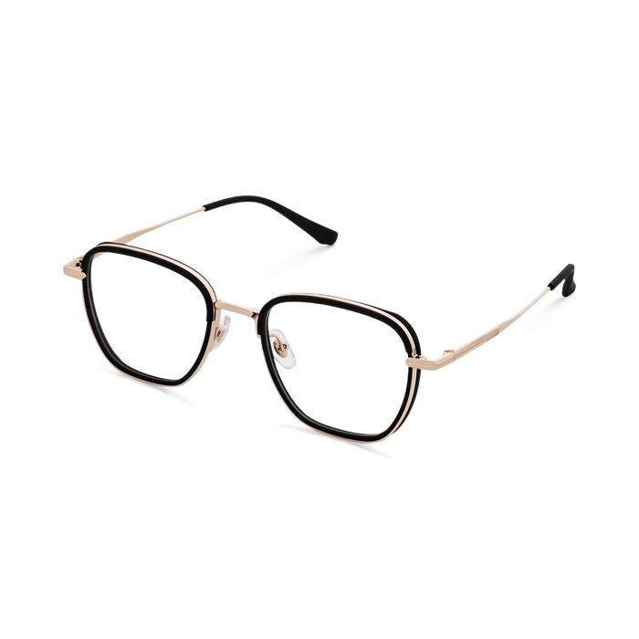 Eydology Blaine Black/Light Gold Glasses 3