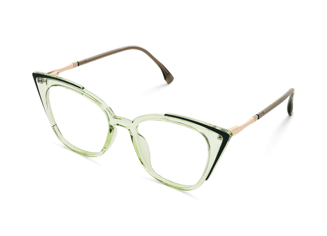 Eydology Blair Clear Light Green Glasses 5